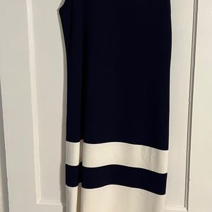 Tommy Hilfiger beautiful maxi dress navy & white NWT